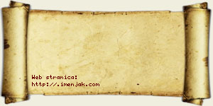 Kristina Jovčić vizit kartica